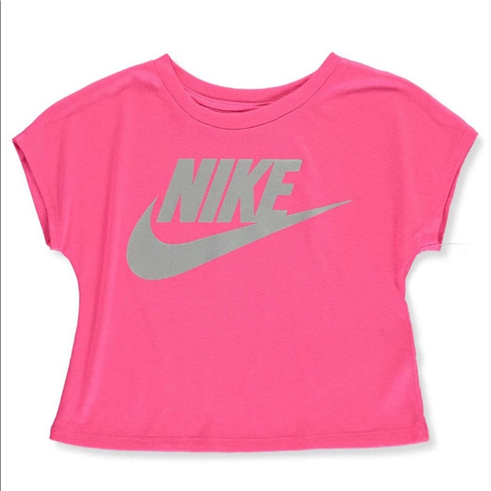 Nike Little Girls Shine Crop Top